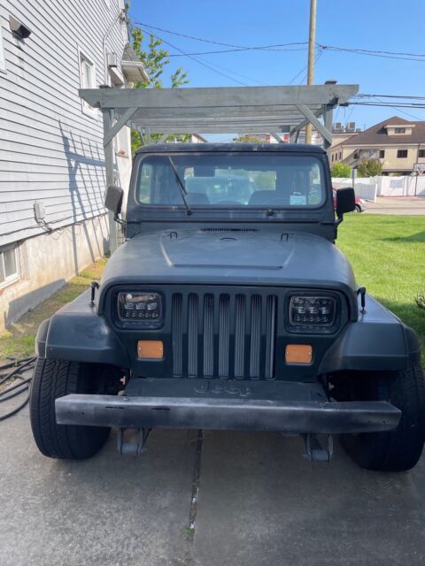 1991 jeep wrangler / yj suv green 4wd manual s