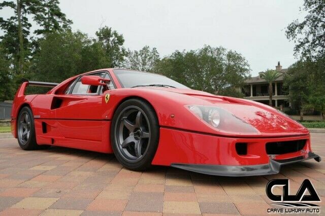 1992 ferrari f40 lm spec coupe manual rosso corsa