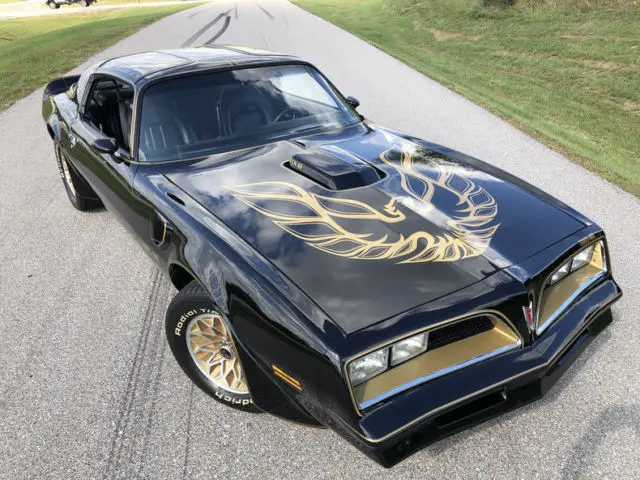1977 pontiac trans am 66992 miles starlight black coupe pontiac 400 461ci 3 s