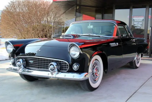 documented, frame off restored black thunderbird with hard top, high quality