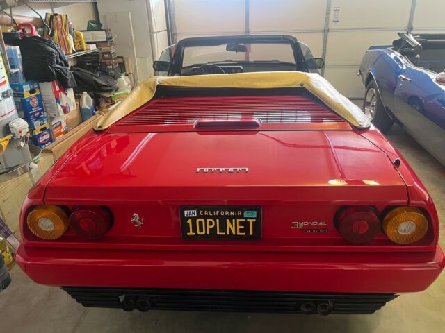 1988 ferrari mondial 3.2 convertible red rwd manual cabriolet