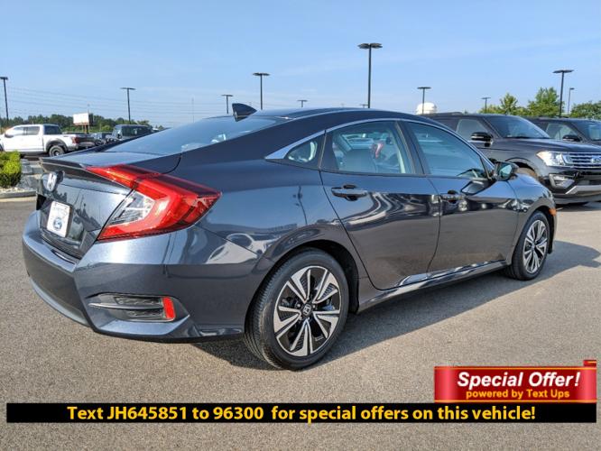 used 2018 honda civic ex-l sedan hattiesburg, ms 39402 for sale in hattiesburg, mississippi