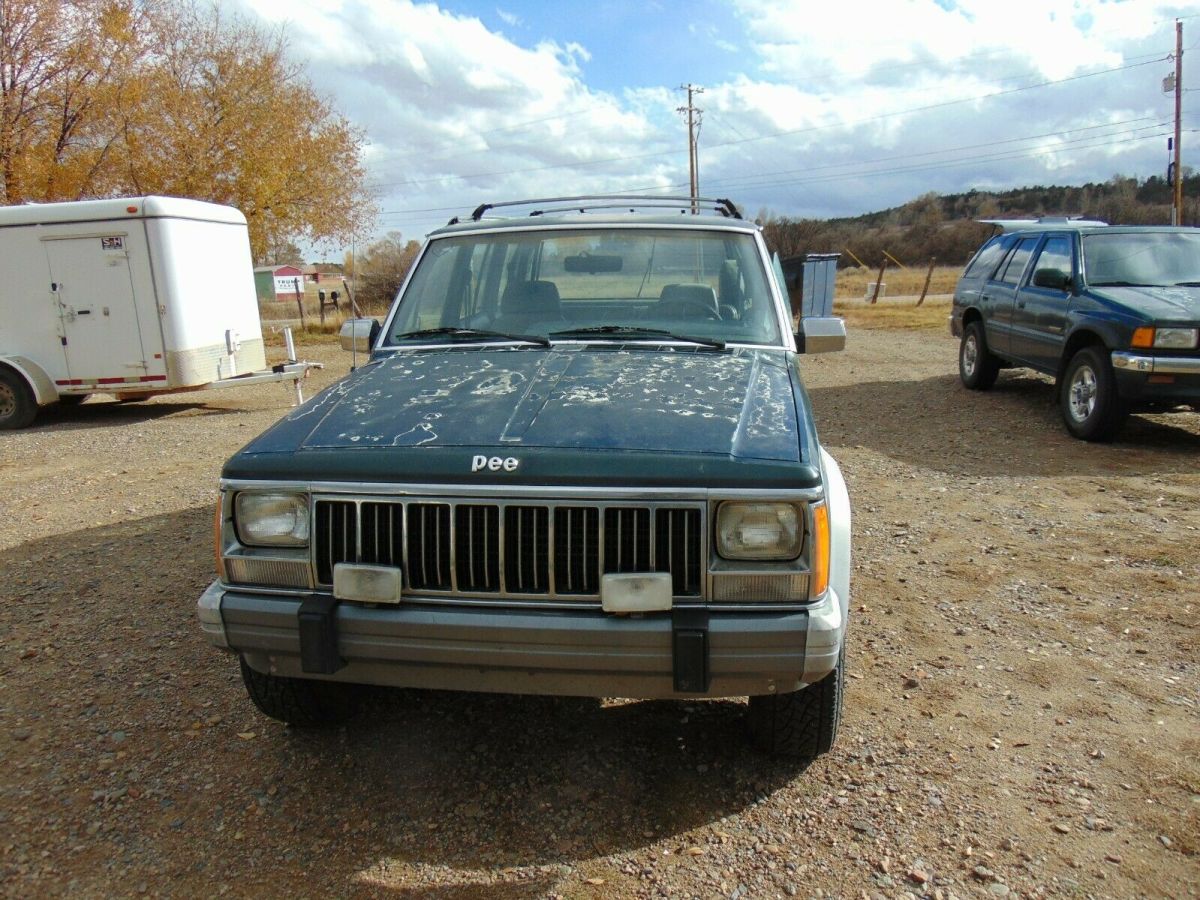 1992 jeep cherokee 4.0 5 speed lardeo no rust straight body needs tlc or builder