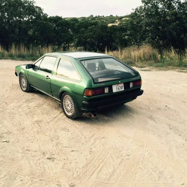 1985 volkswagen scirocco aba cedar green