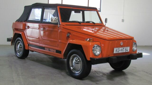 1974 volkswagen thing removable windows doors and top 43,275 miles orange conver
