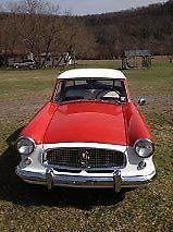 1956 nash metropolitan red white show car. stored indoors / climate controled