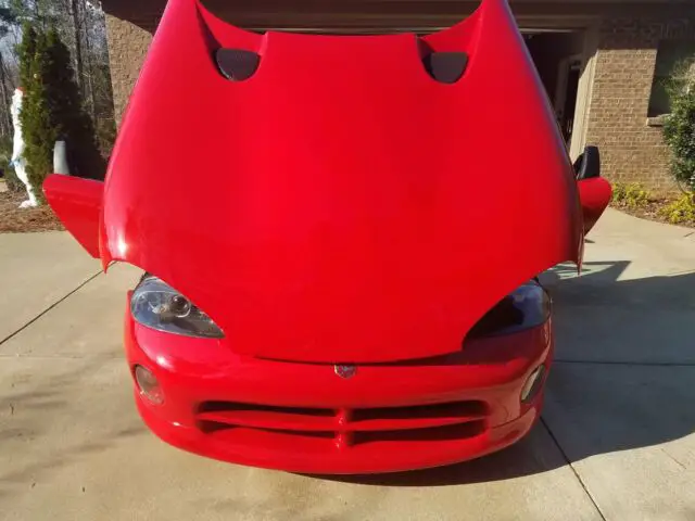 1993 dodge viper convertible red rwd manual rt-10