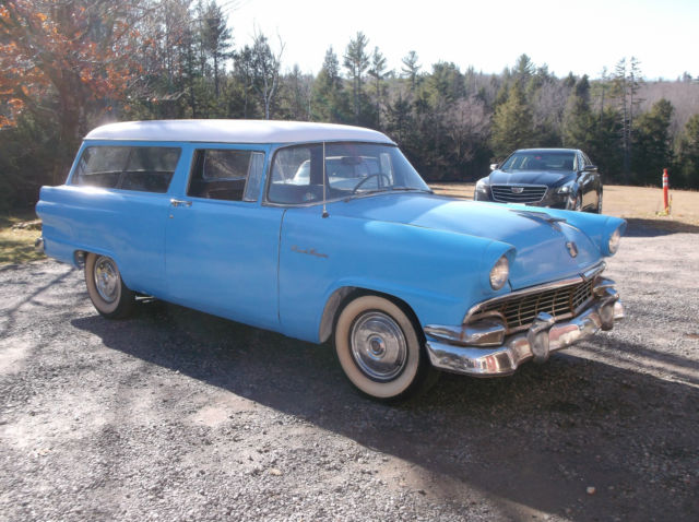1956 ford 2 dr. ranch wagon v8, 3spd. barn find project !!!