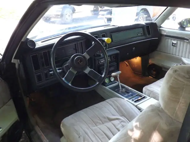 1984 buick regal t type wh1 designer series 3.8 turbo non integrated runs drives