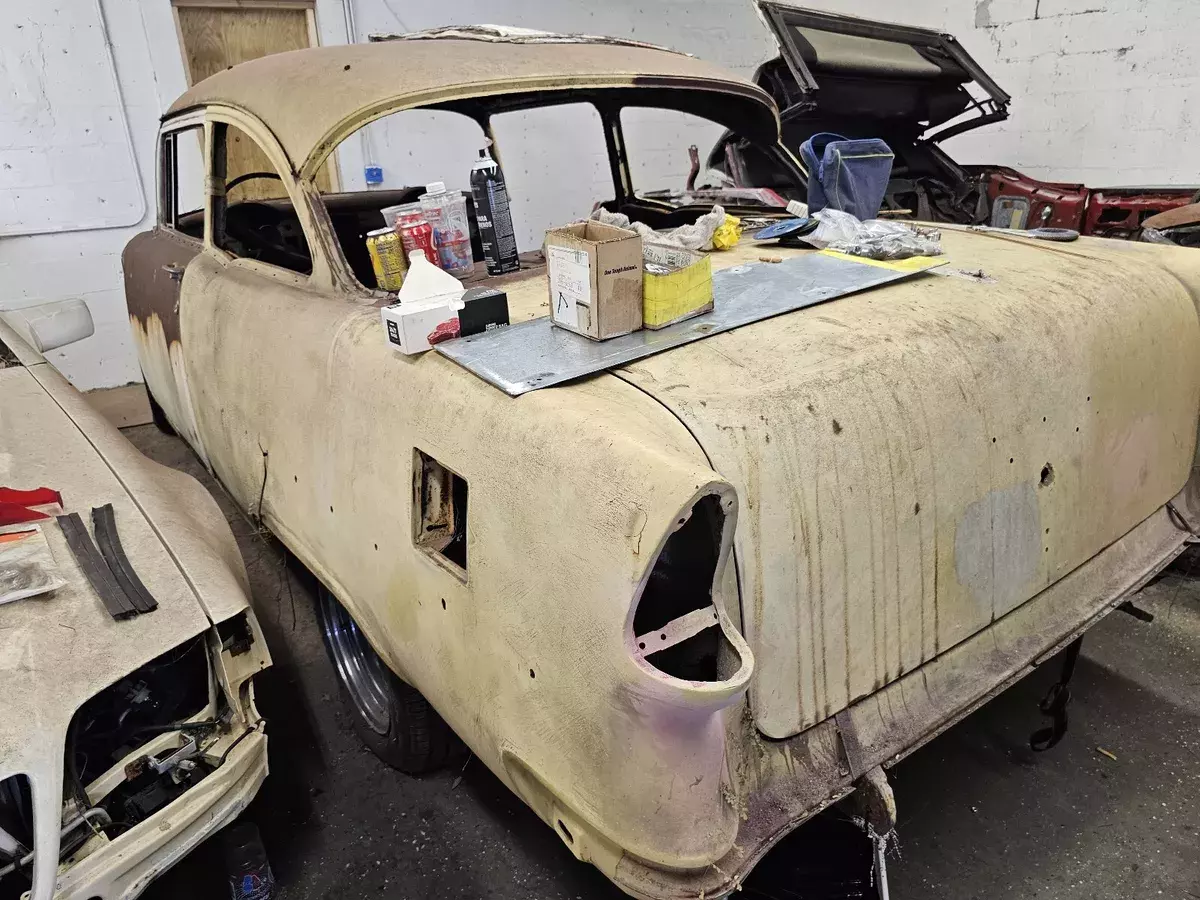 1955 chevrolet bel air brown