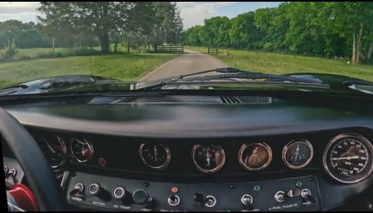 1966 ford gt 40 sportscar black