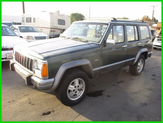 1992 jeep cherokee used 4l i6 12v automatic 4wd suv no reserve