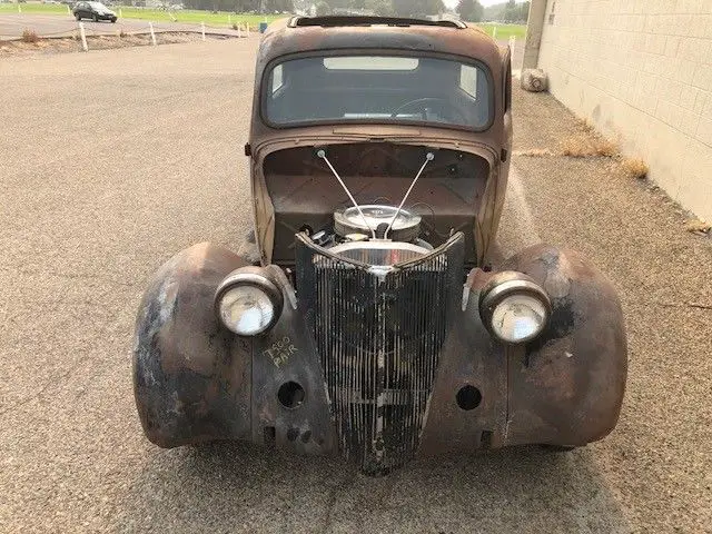 1936 ford slantback rat rod hot rod jalopy moonshine runner semi traditional