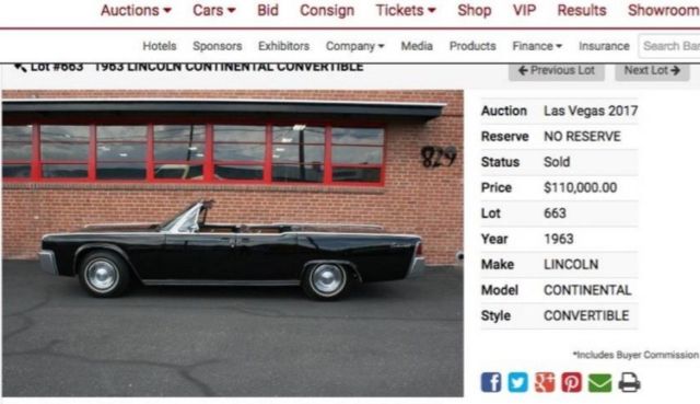 california born lincoln continental convertible dso code 52 los angeles