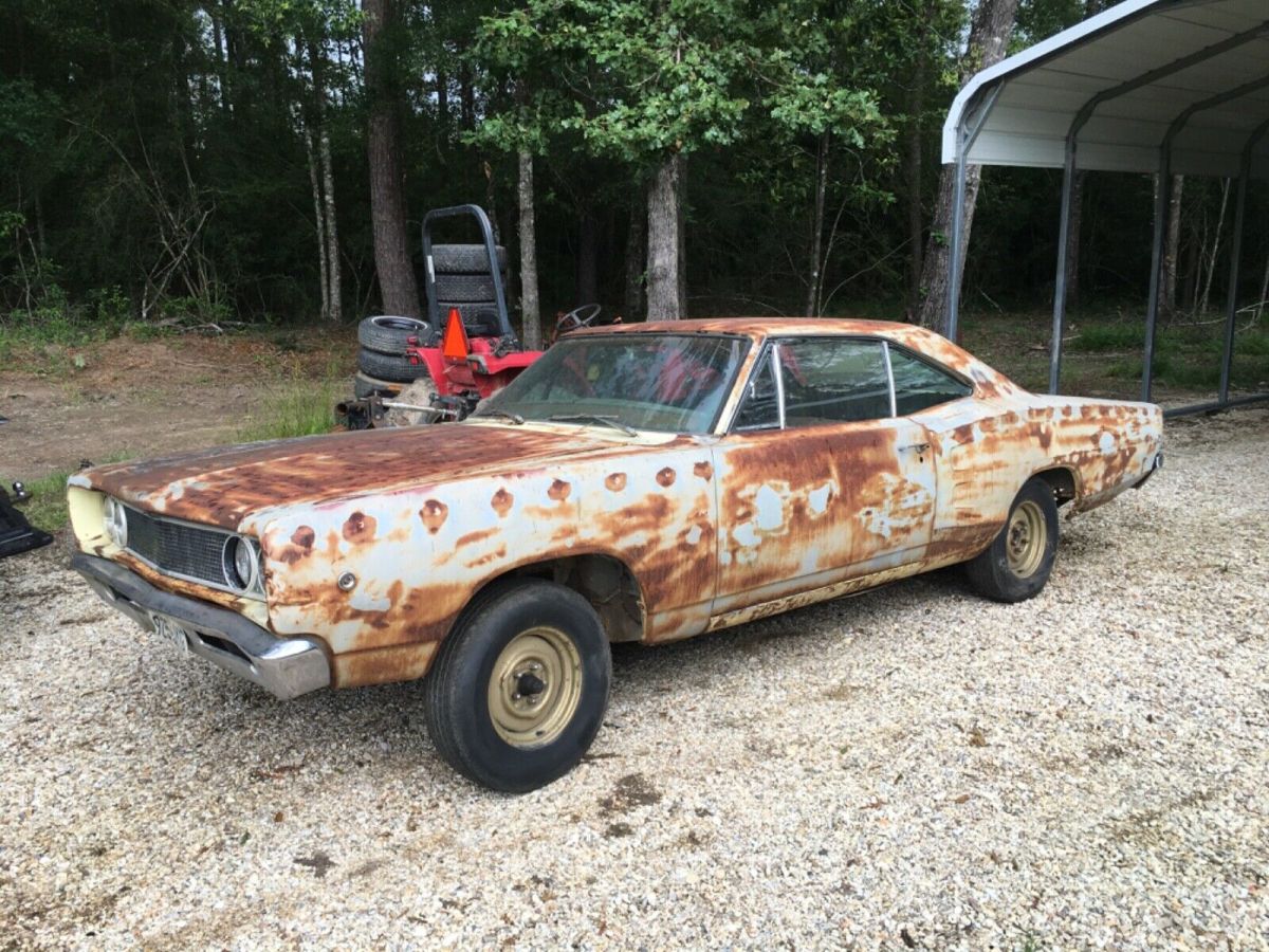 1968 dodge coronet 440 great project car 68 mopar bbody superbee r/t clone nr!!
