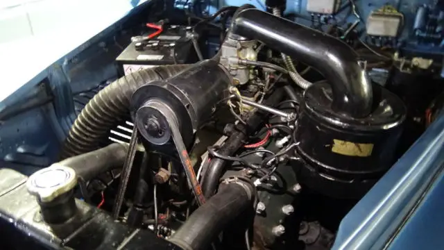 1948 lincoln continental v12 convertible cabriolet - light blue & oxblood- video