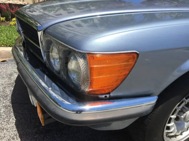 1974 mercedes benz 350sl european convertible v8 stick shift 4 gears manual!!!!!