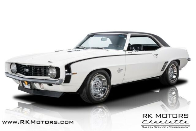 1969 chevrolet camaro ss dover white hardtop 396 v8 4 speed manual