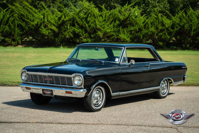 1965 chevy ii nova super sport - black on black