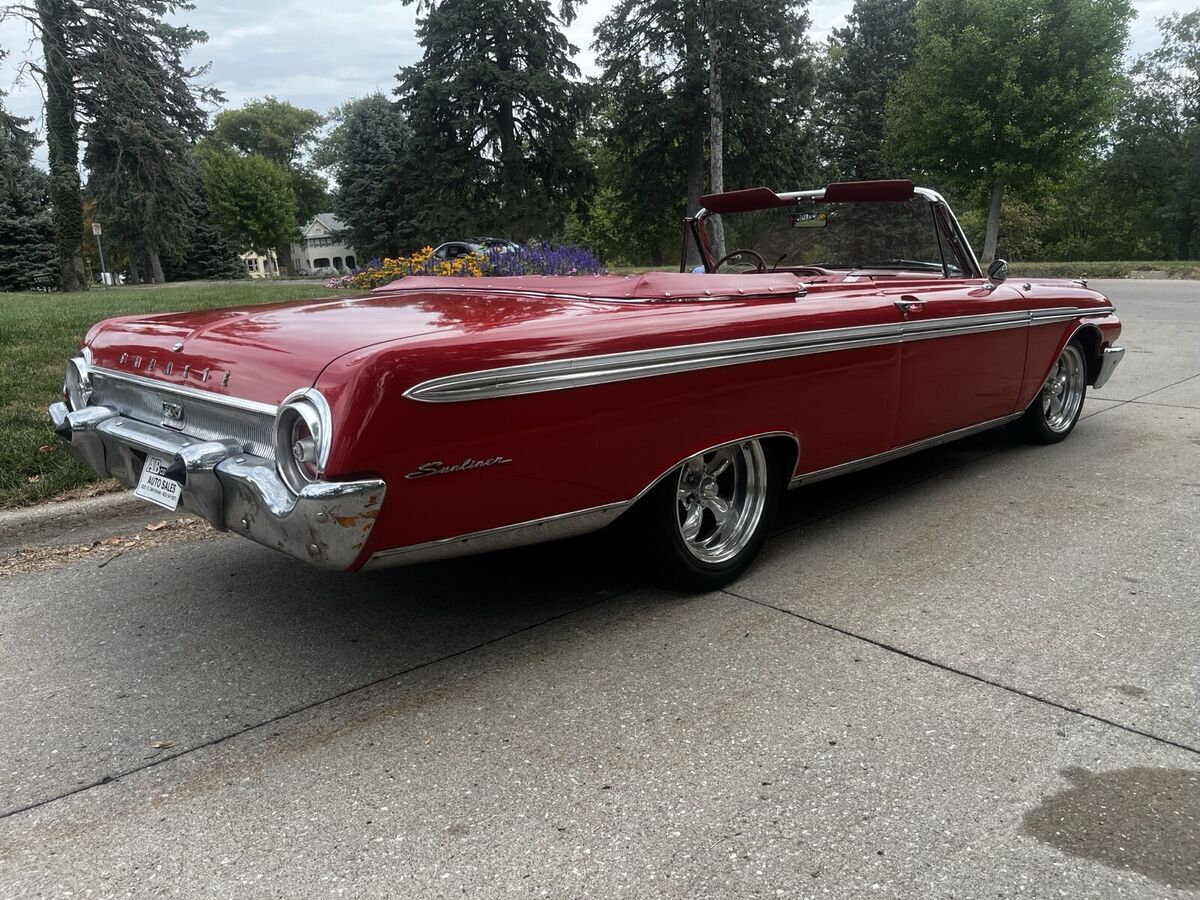 1962 ford galaxie red