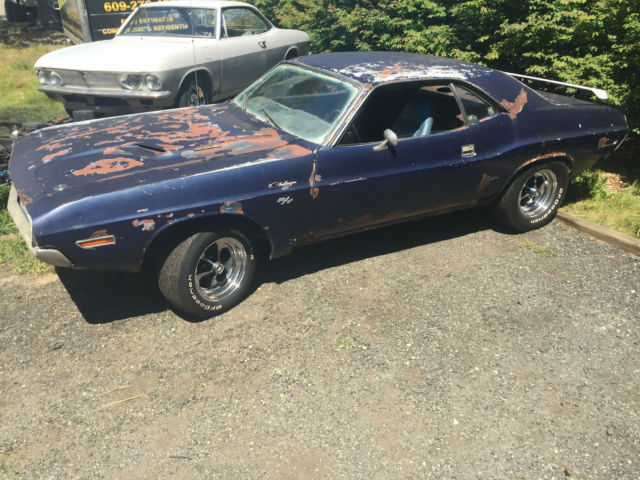 1970 dodge challenger r/t hardtop project 340 727 8 3/4 disc brake x head nr