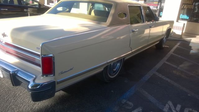 1976 lincoln continental town car 34000 original miles velour interior