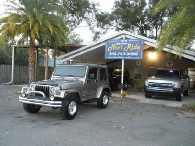 obo perfect 2004 jeep wrangler sahara auto 4x4, 57k miles brand new tires~real nice in tampa, fl