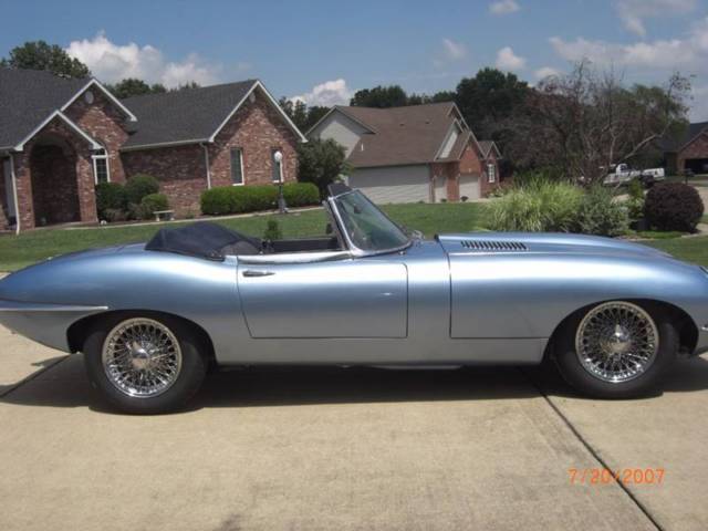 1968 jaguar e-type series i 0 blue convertible i6 4.2l manual