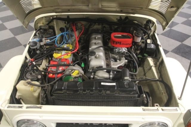 1978 toyota fj40 land cruiser 9323 miles cream suv 3.8 liter i6 4 speed manual