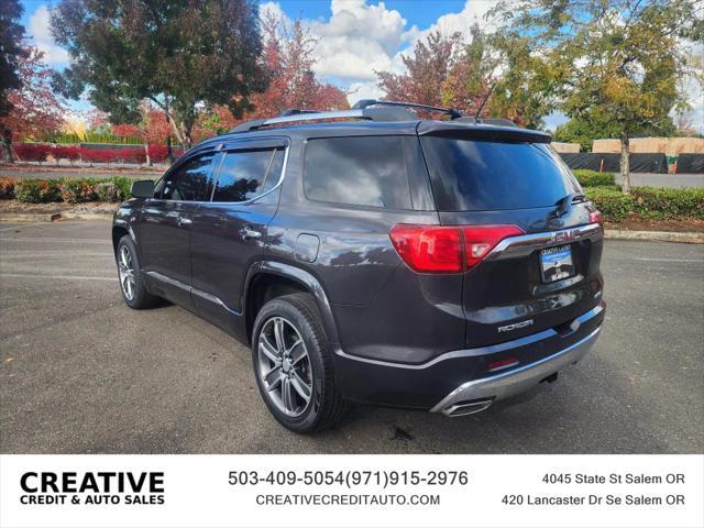 2017 gmc acadia denali