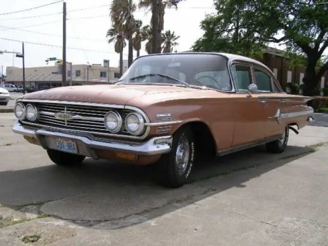 1960 chevrolet impala 348 4bb original 76989 miles beige sedan 348 a