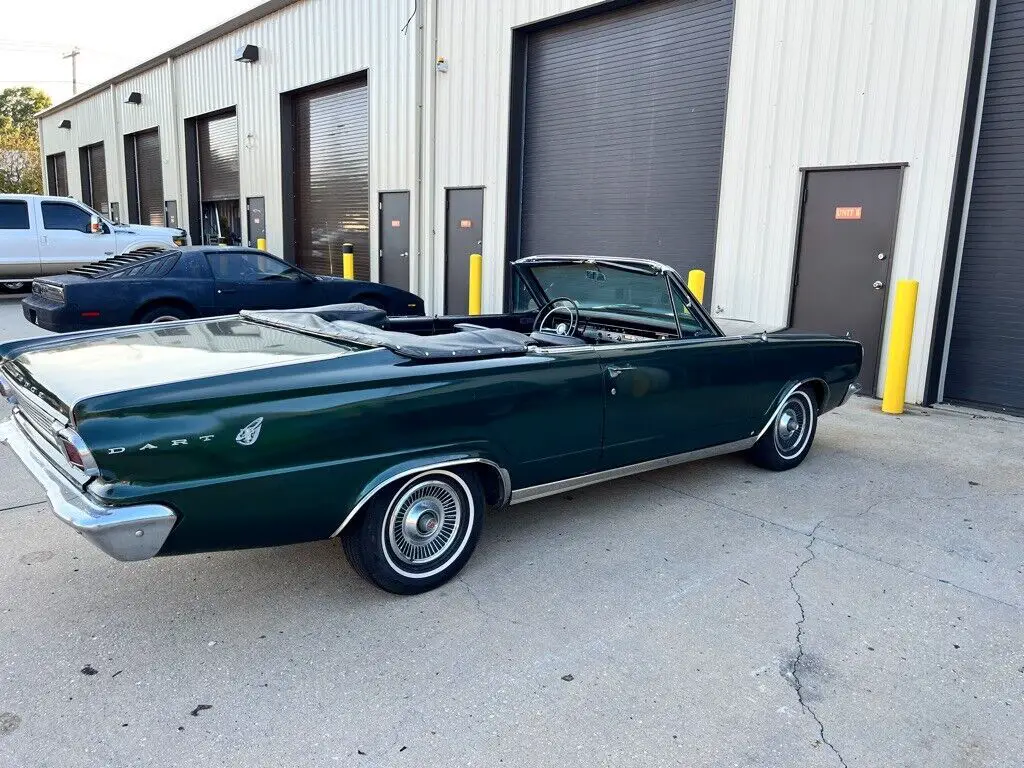 classic vintage chrome mopar dart gt convertible 225 ci slant 6 auto transmissio