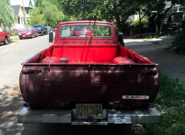1978 datsun 620 pickup. longbed with 5-speed transmission. very low miles
