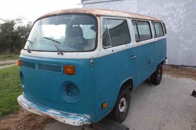 1977 vw bus van type 2 transporter no reserve w/title