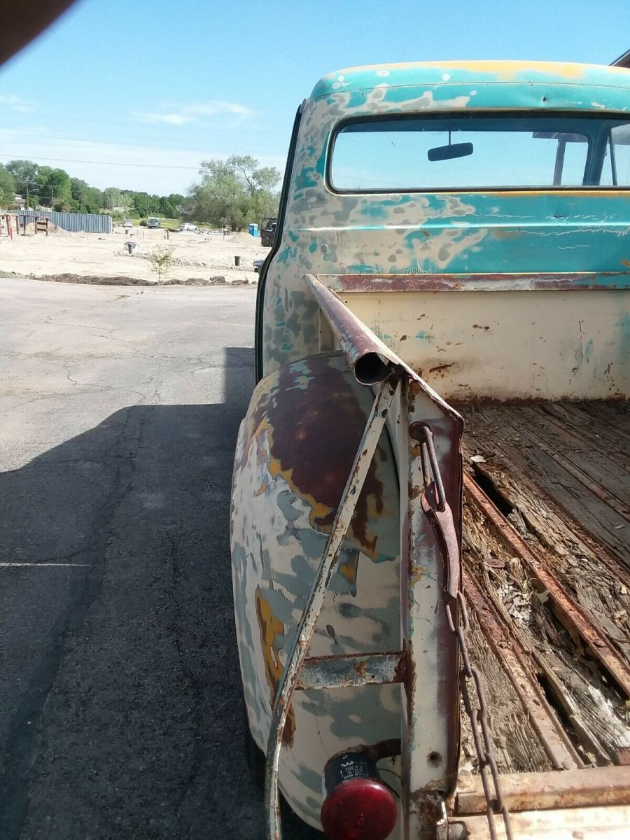 1955 ford f100 shortbed pickup truck with not installed 5.0 efi engine and trans