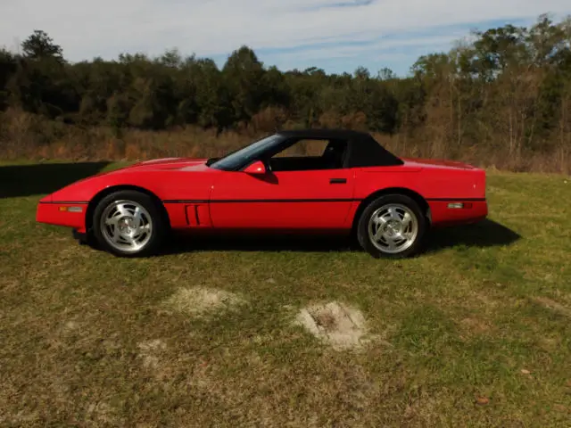 1990 corvette 6- speed convertible rare california car