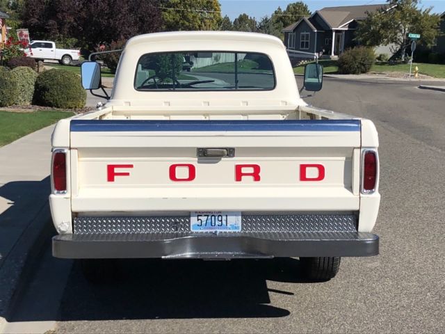 1966 ford f-250 custom cab camper special truck