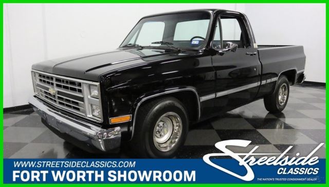 c10 silverado fuel injected air conditioning crate 350 black 1984 chevrolet c10