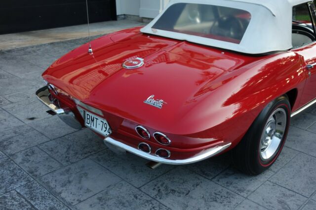 1967 corvette convertible, all original car! frame off restored, only 33k miles!