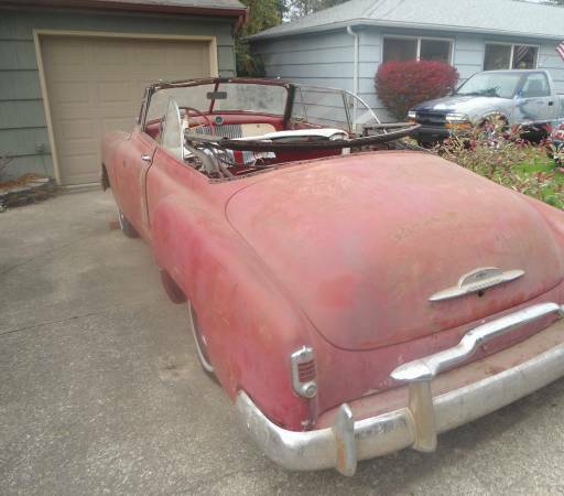 1952 chevrolet deluxe styleline convertible