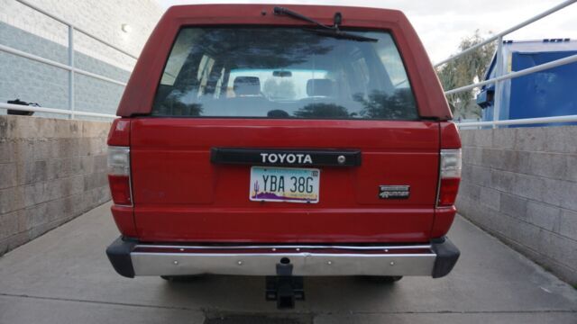 1988 toyota 4runner suv red 4wd manual rn60