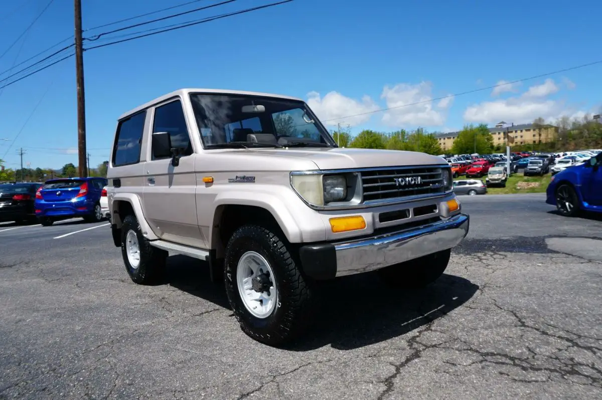 1992 toyota land cruiser lj70 105,660 miles tan suv 2.4l turbo diesel manual