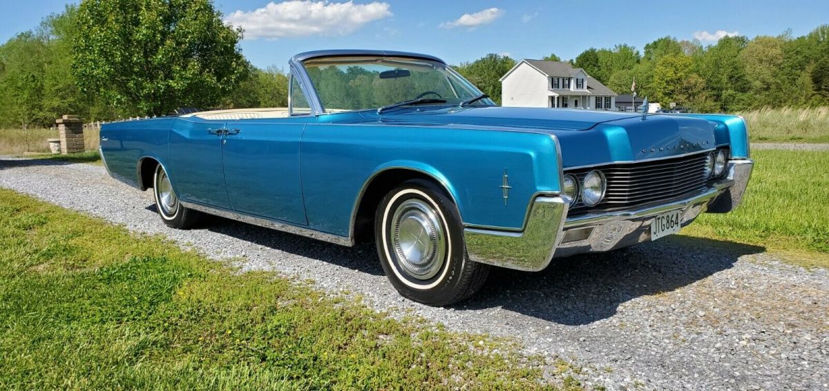 1966 lincoln continental convertible ps pb air condition