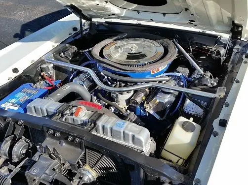 1970 mercury cougar 56500 miles white/black
