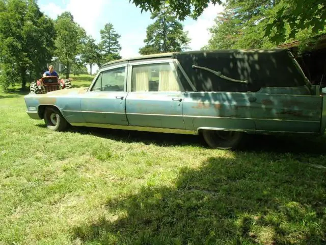 1967 cadillac fleetwood funeral hearse ambulance limo barn find