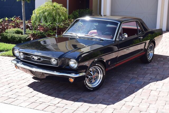1966 ford mustang gt 4 speed coupe a code, factory a/c