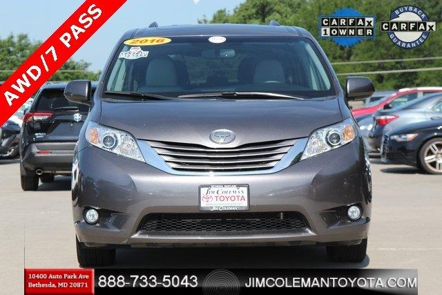 used 2016 toyota sienna xle bethesda, md 20817 for sale in bethesda, maryland