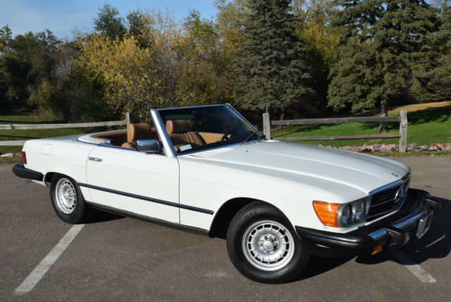 1983 mercedes 380sl **57k miles** both tops the right colors trades welcome