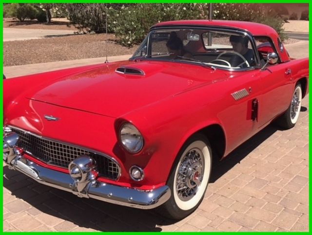 1956 ford thunderbird convertible,rebuilt 390ci v8,rebuilt 3-spd automatic,a/c