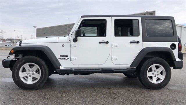 used 2016 jeep wrangler 4wd unlimited sport hermitage, pa 16148 for sale in sharon, pennsylvania